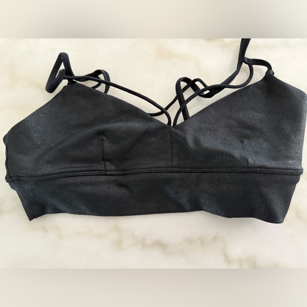 ALO Yoga Black Strappy Bralette